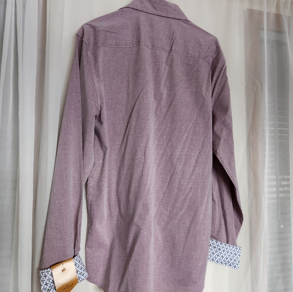 Craft + Flow Men's Long Sleeve Button Up Shirt Size L - Picture 4 of 7